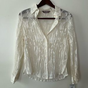 Sheer women’s blouse shirt petite